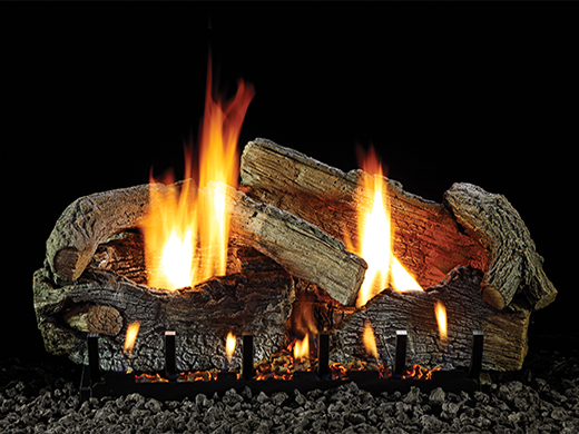 Stacked Aged Oak Refractory