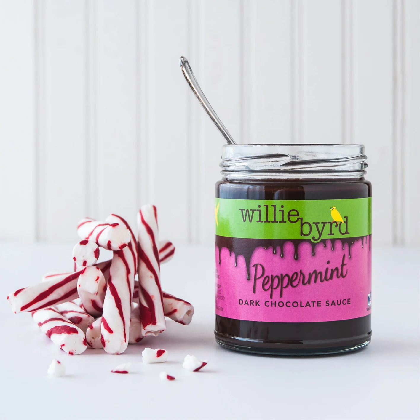 Willie Byrd: Peppermint Dark Chocolate Sauce