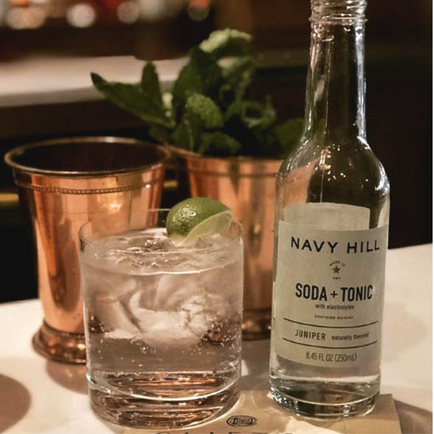 Navy Hill: Juniper Soda/Tonic Blend