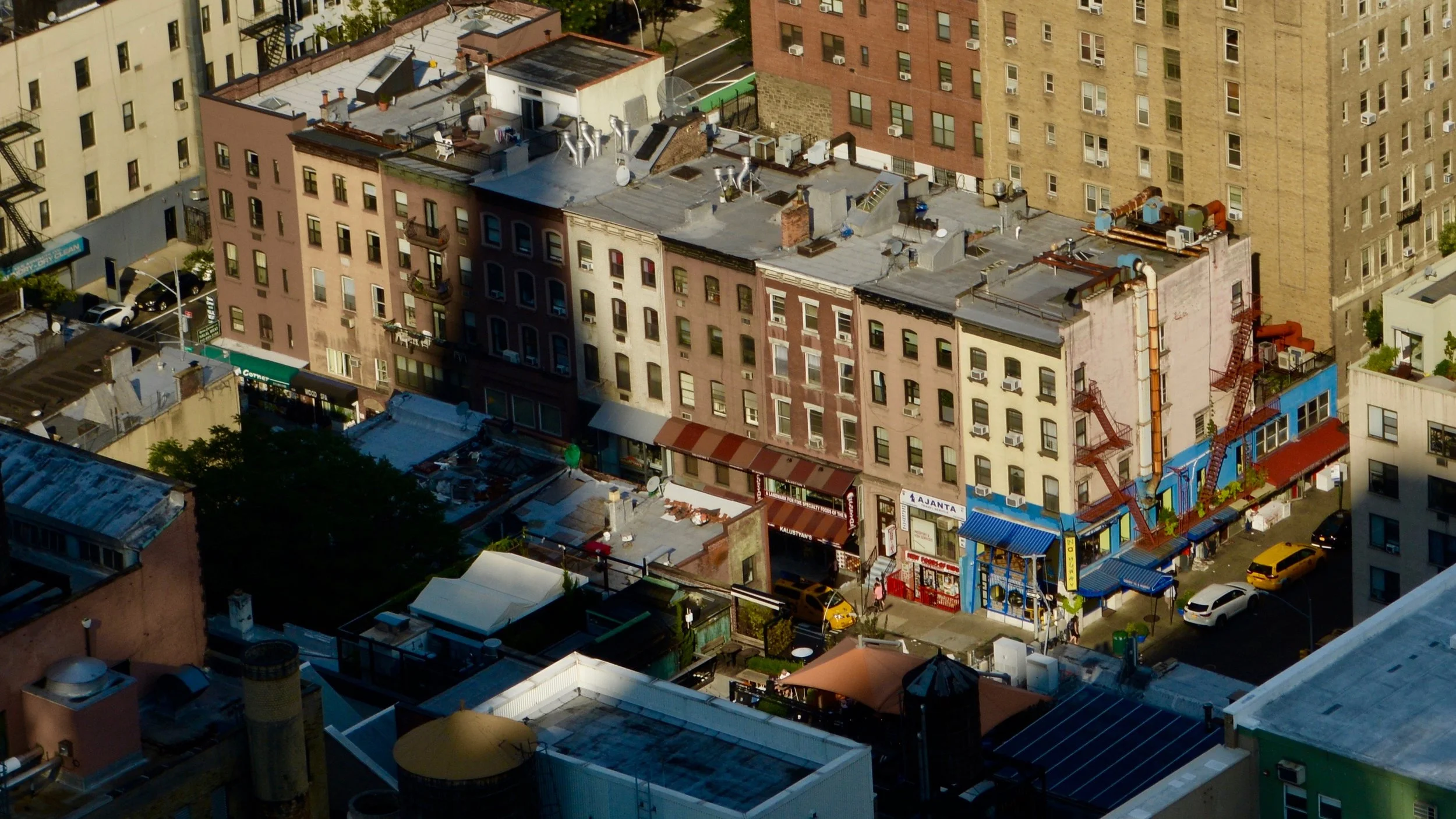 Colorful Neighborhood from Above
