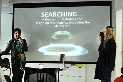 Pictured: Q&A session after the screening of 'Searching...' at NUMA (Paris)