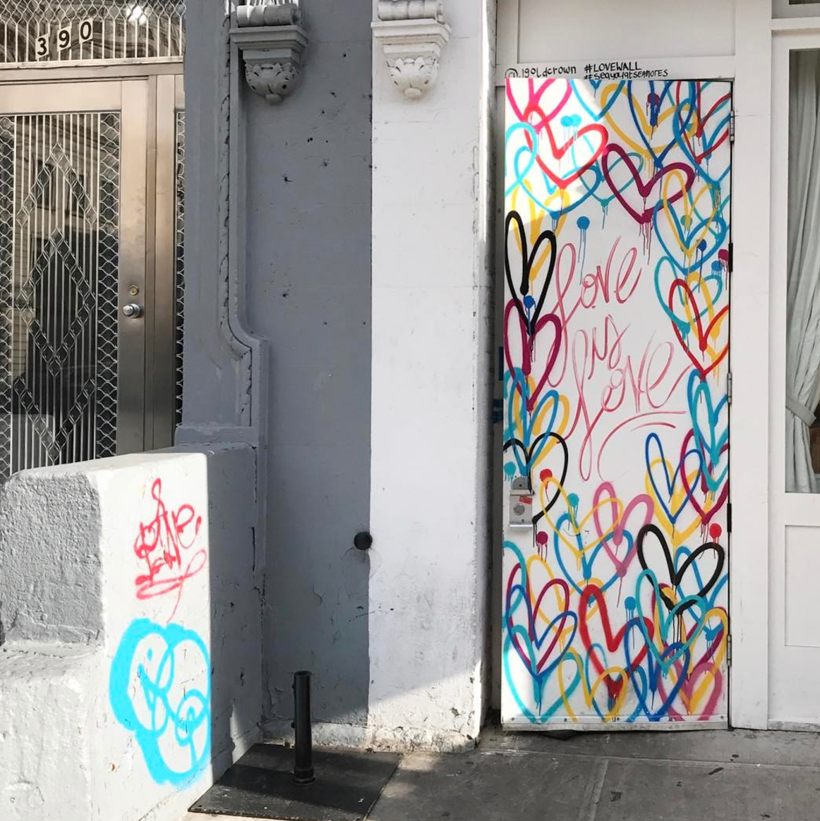 @jgoldcrown mural / #lovewall