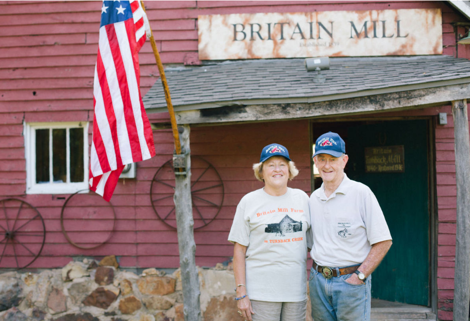 Clyde and Janet Beal's Britain Mill at Turnback Creek near Halltown, Missouri.