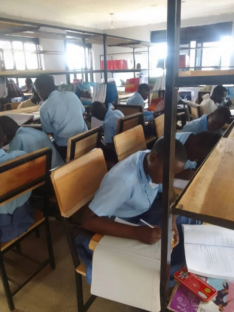 Here is the Secondary School Library with our first students! March 2026