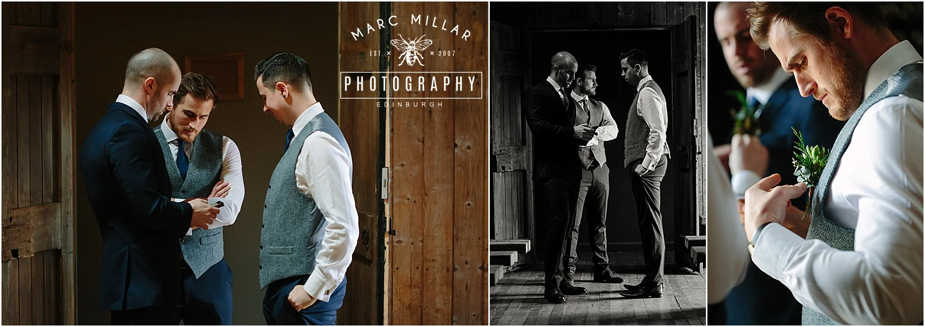 the byre at inchyra Wedding Shoot by Marc Millar Photography