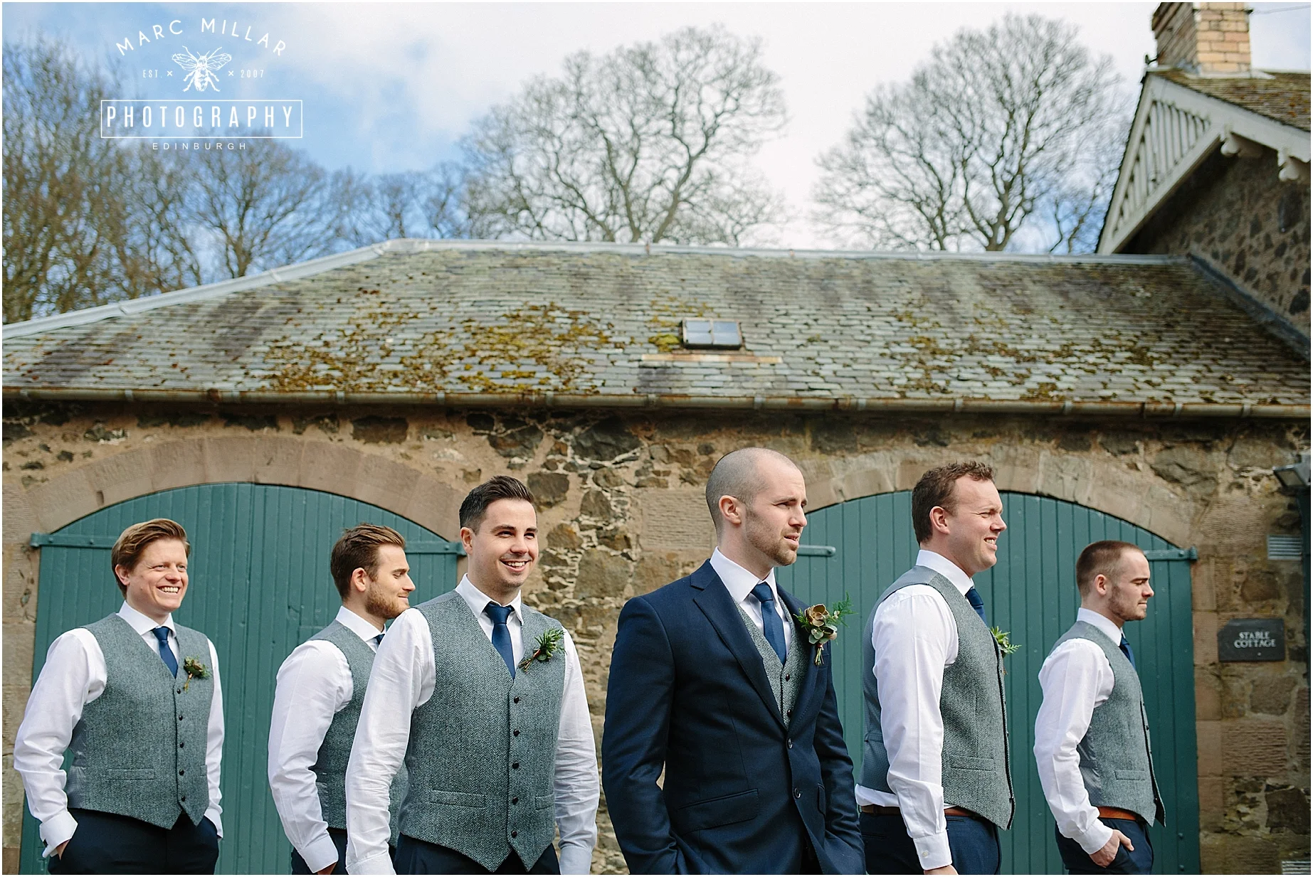 the byre at inchyra Wedding Shoot by Marc Millar Photography