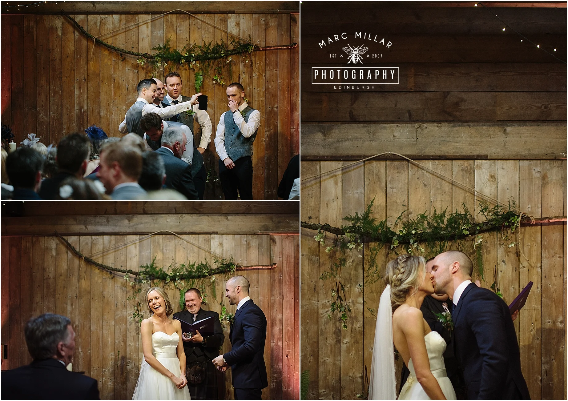 the byre at inchyra Wedding Shoot by Marc Millar Photography
