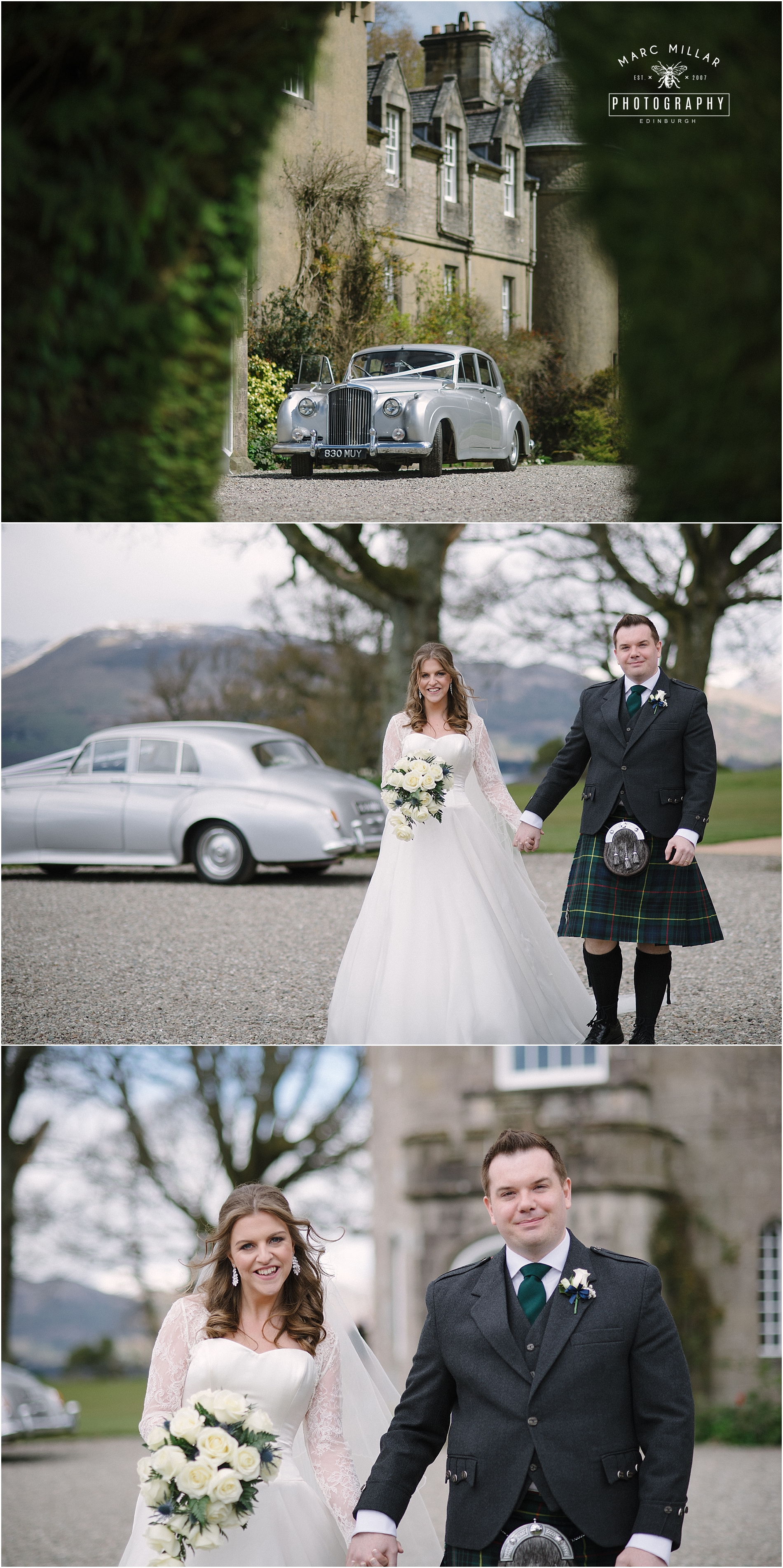 Boturich Castle Wedding Photography by Marc Millar Photography