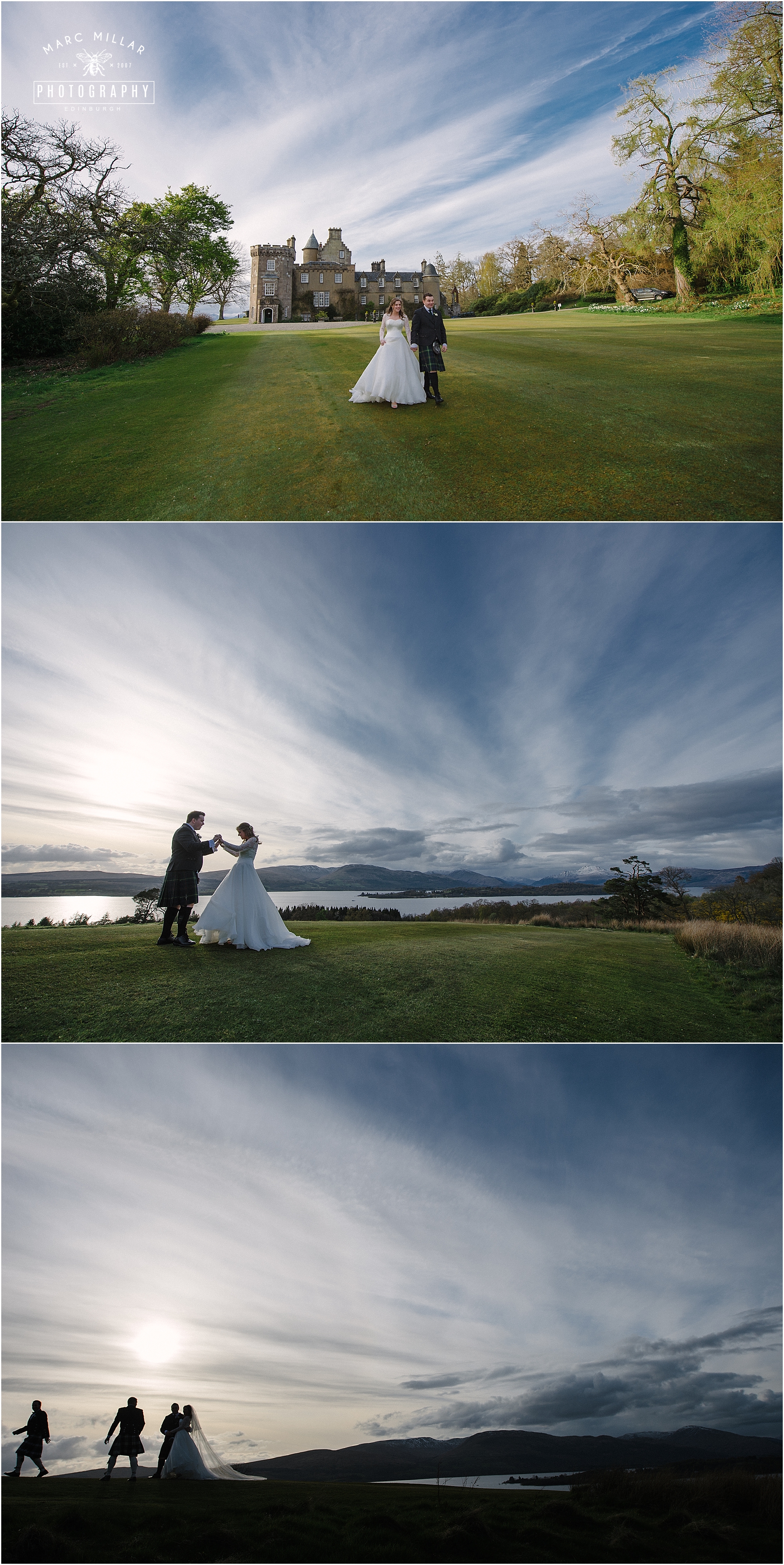  Boturich Castle Wedding Photography by Marc Millar Photography 