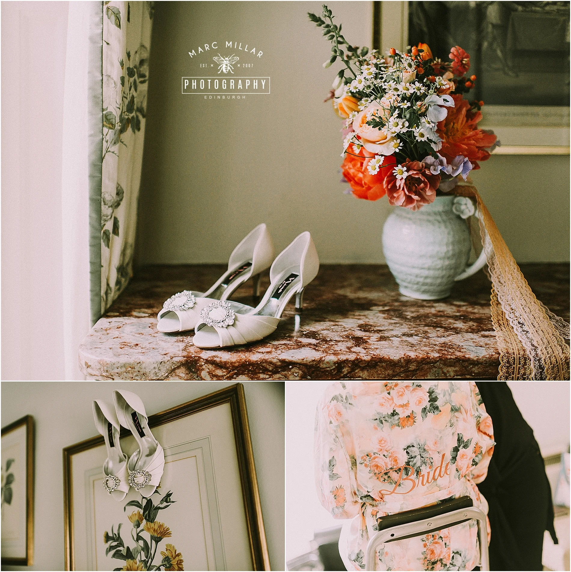 Roxburghe Hotel Wedding Shoot by Marc Millar Photography