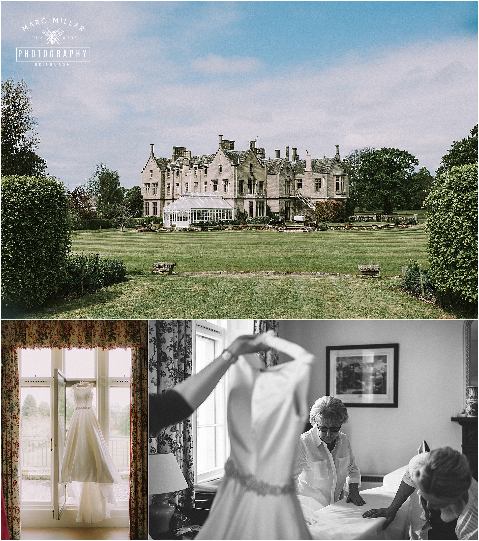  Roxburghe Hotel  Wedding Shoot  by Marc Millar Photography 