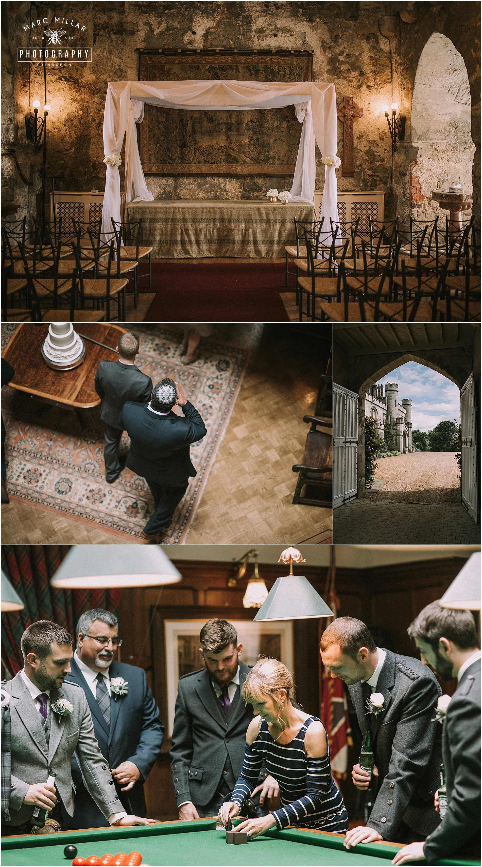 Dundas Castle Wedding Shoot by Marc Millar Photography