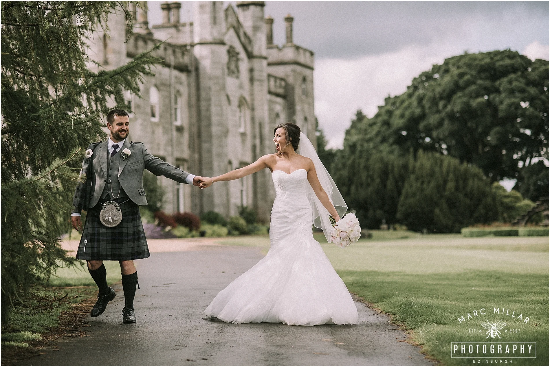 Dundas Castle Wedding Shoot by Marc Millar Photography