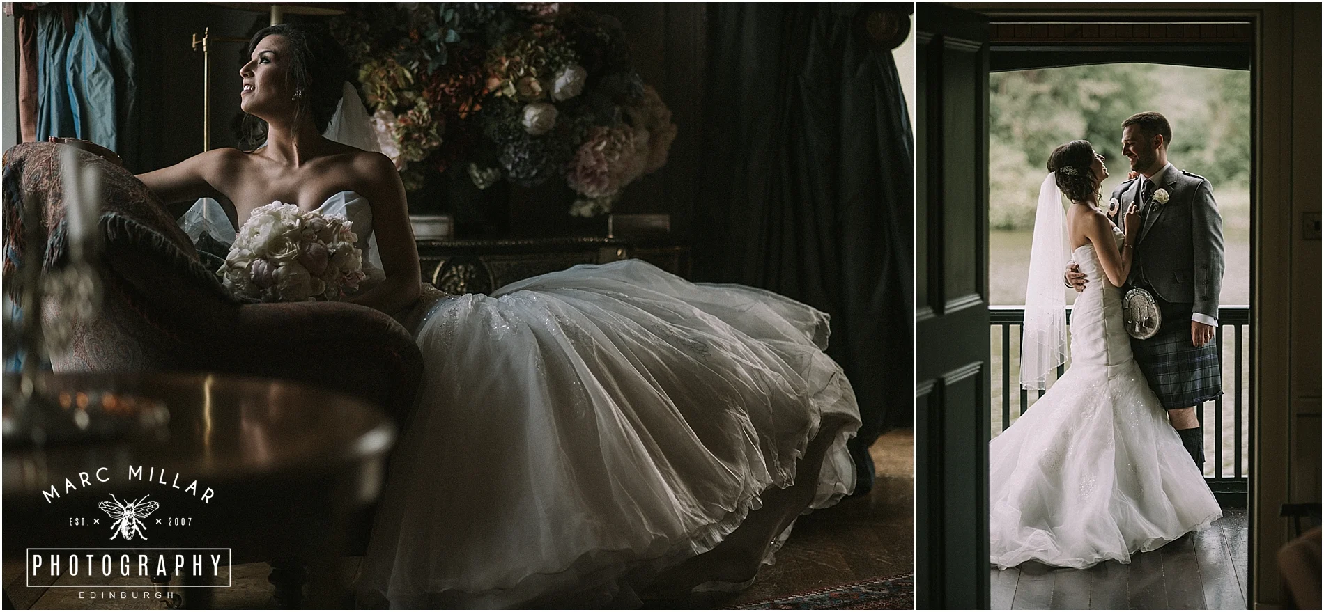Dundas Castle Wedding Shoot by Marc Millar Photography