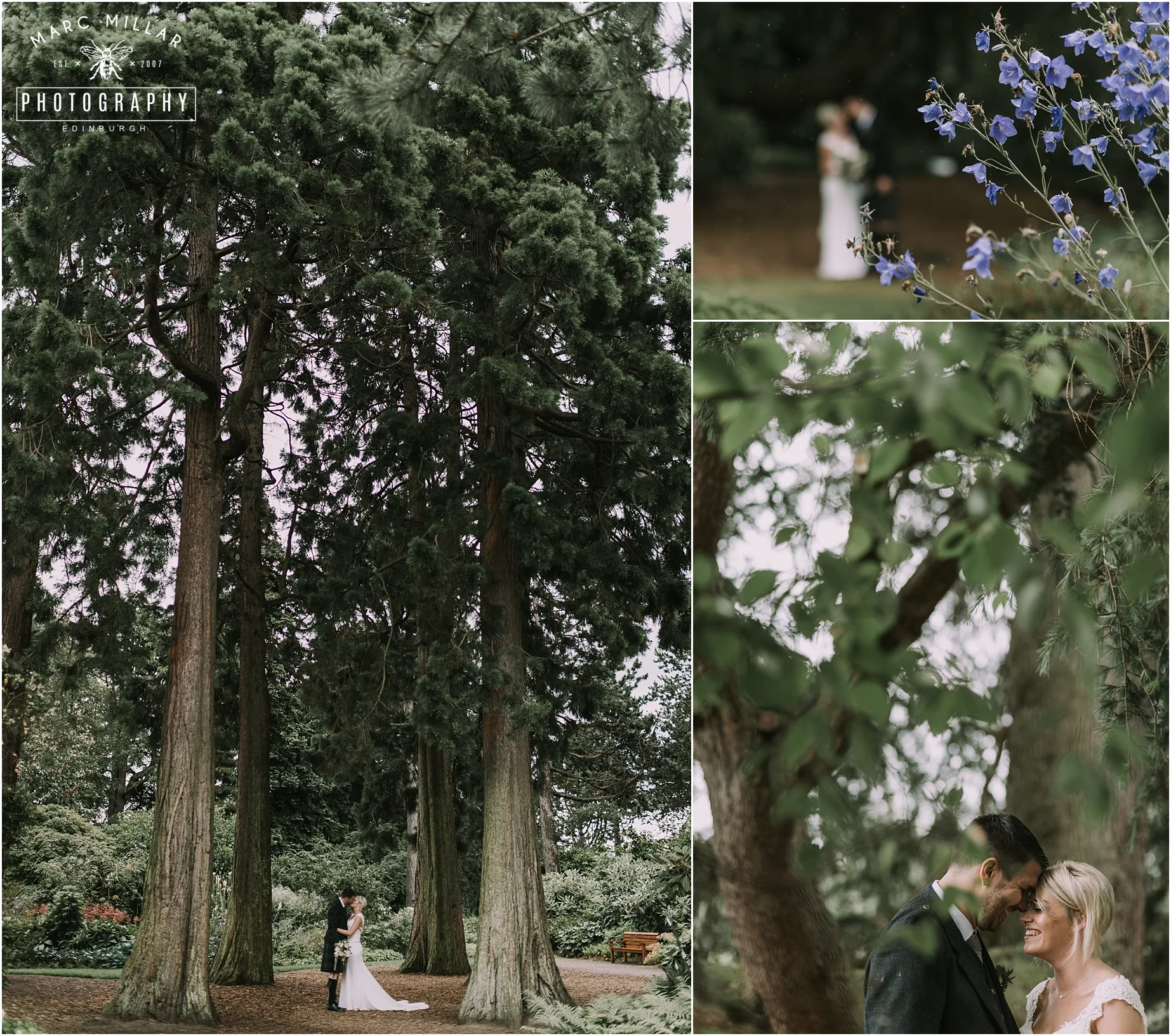 Royal Botanic Gardens Edinburgh Pre Wedding Shoot by Marc Millar Photography