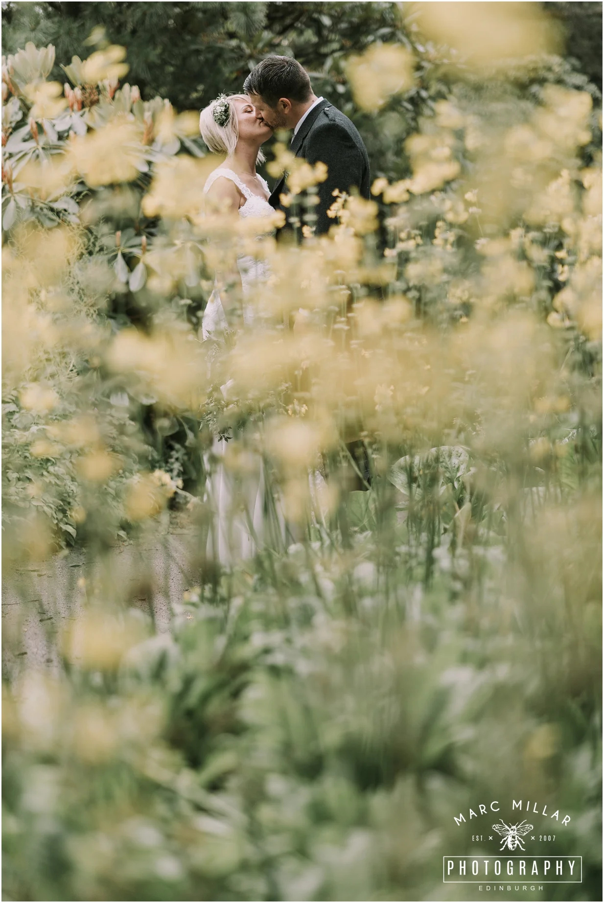 Royal Botanic Gardens Edinburgh Pre Wedding Shoot by Marc Millar Photography