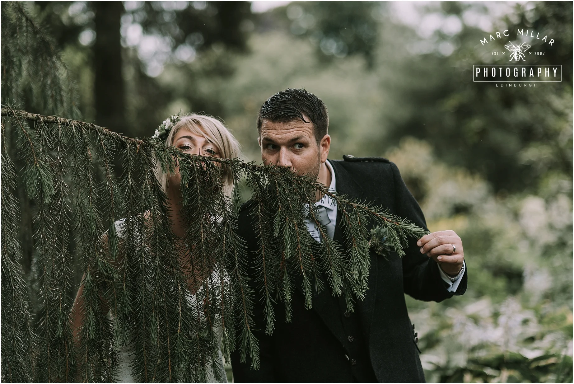 Royal Botanic Gardens Edinburgh Pre Wedding Shoot by Marc Millar Photography