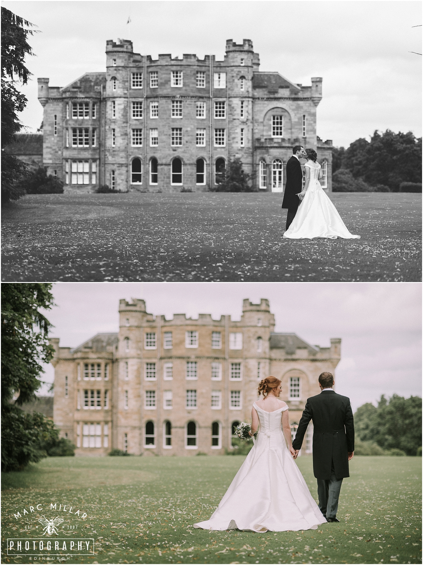  Oxenfoord Castle Wedding Photography by Marc Millar Photography 