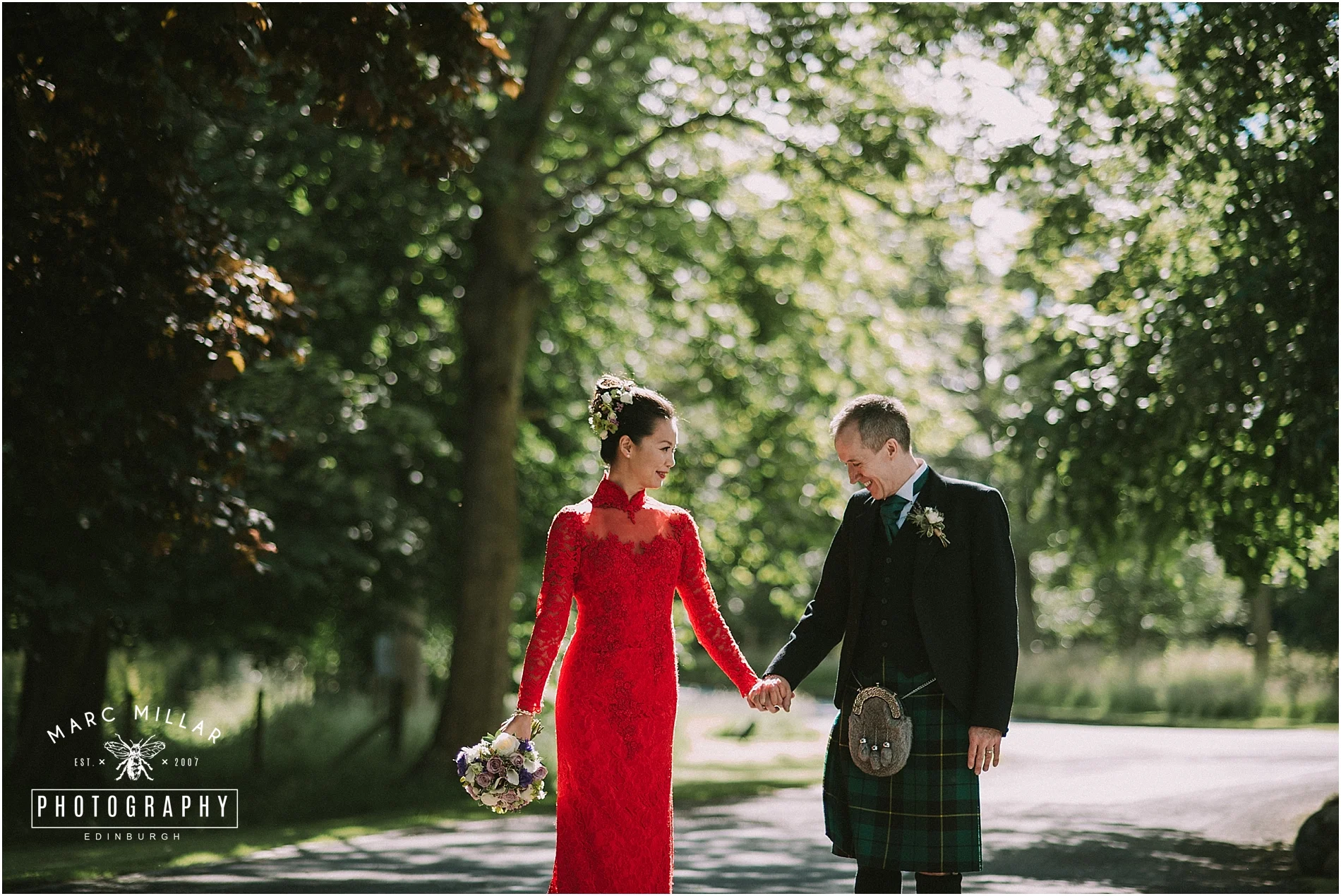 Prestonfield House Wedding Shoot by Marc Millar Photography
