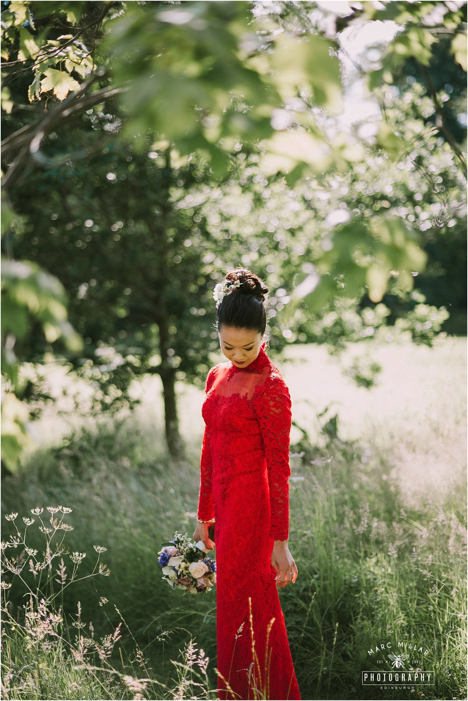 Prestonfield House Wedding Shoot by Marc Millar Photography
