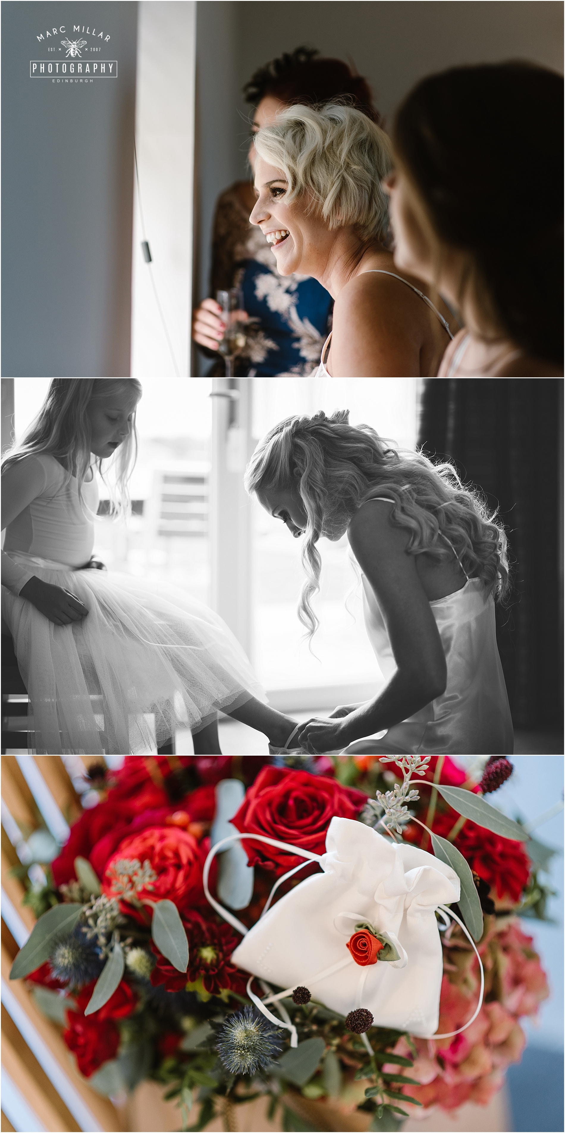 Kinkell Byre Wedding Shoot by Marc Millar Photography