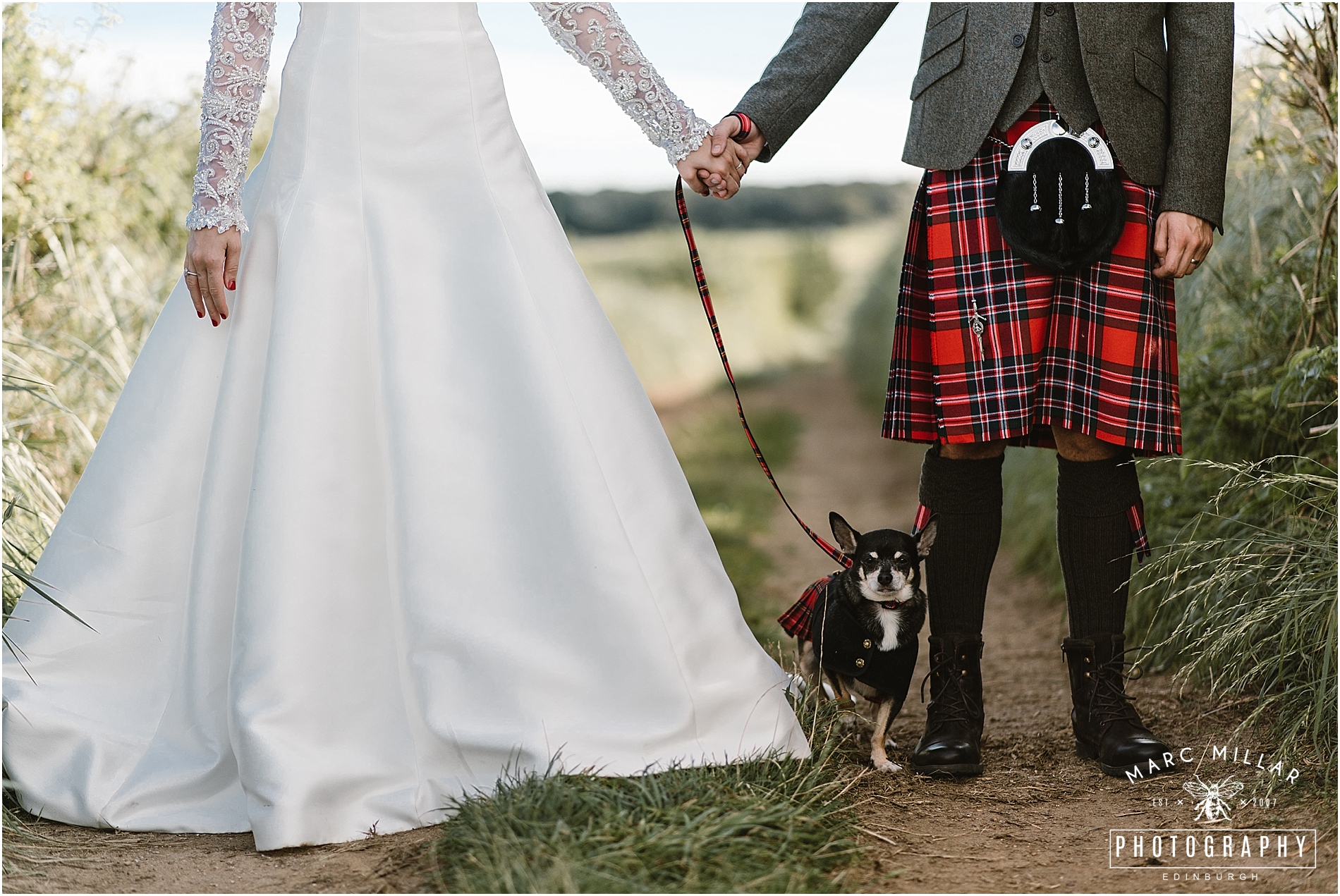 Kinkell Byre Wedding Shoot by Marc Millar Photography