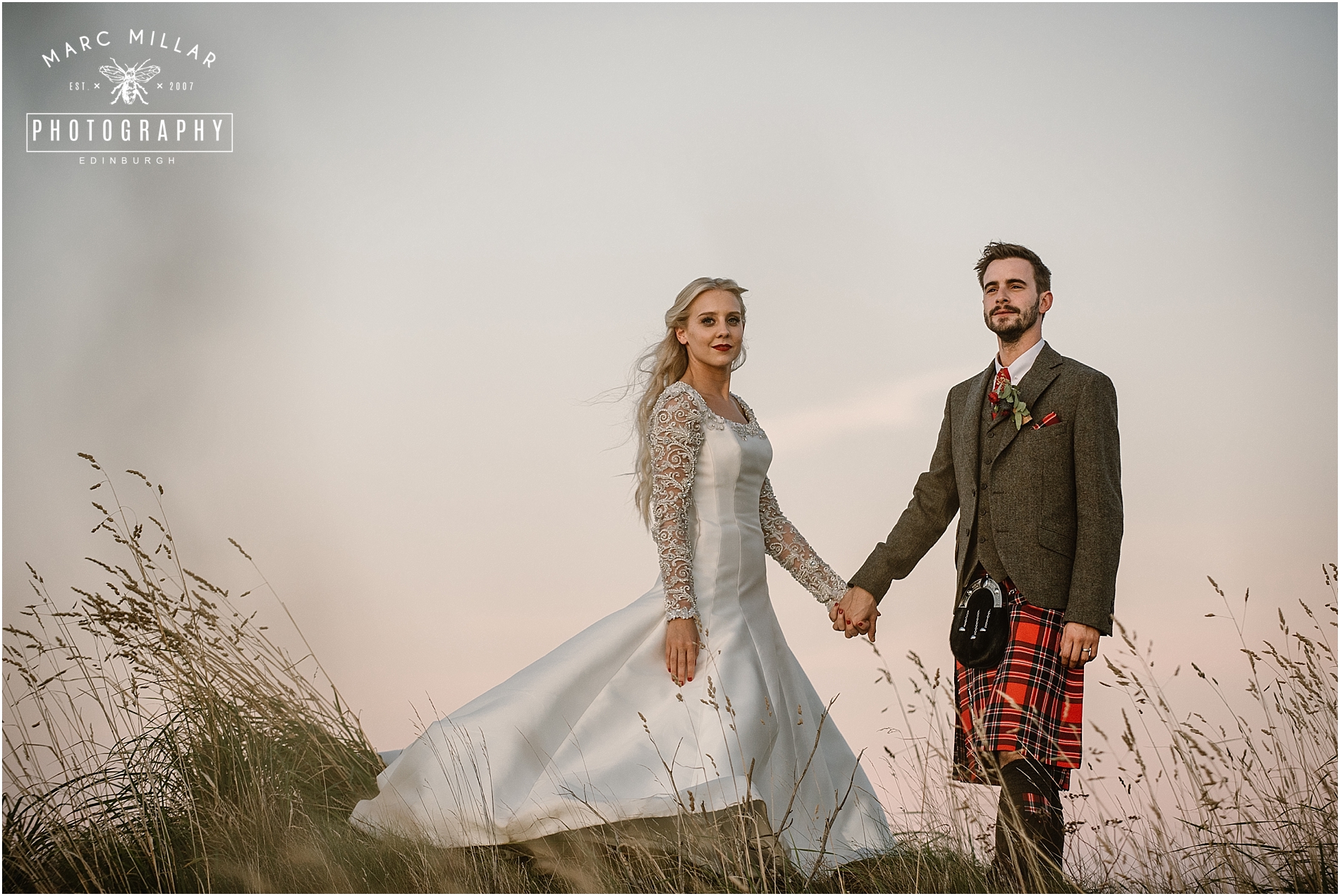 Kinkell Byre Wedding Shoot by Marc Millar Photography
