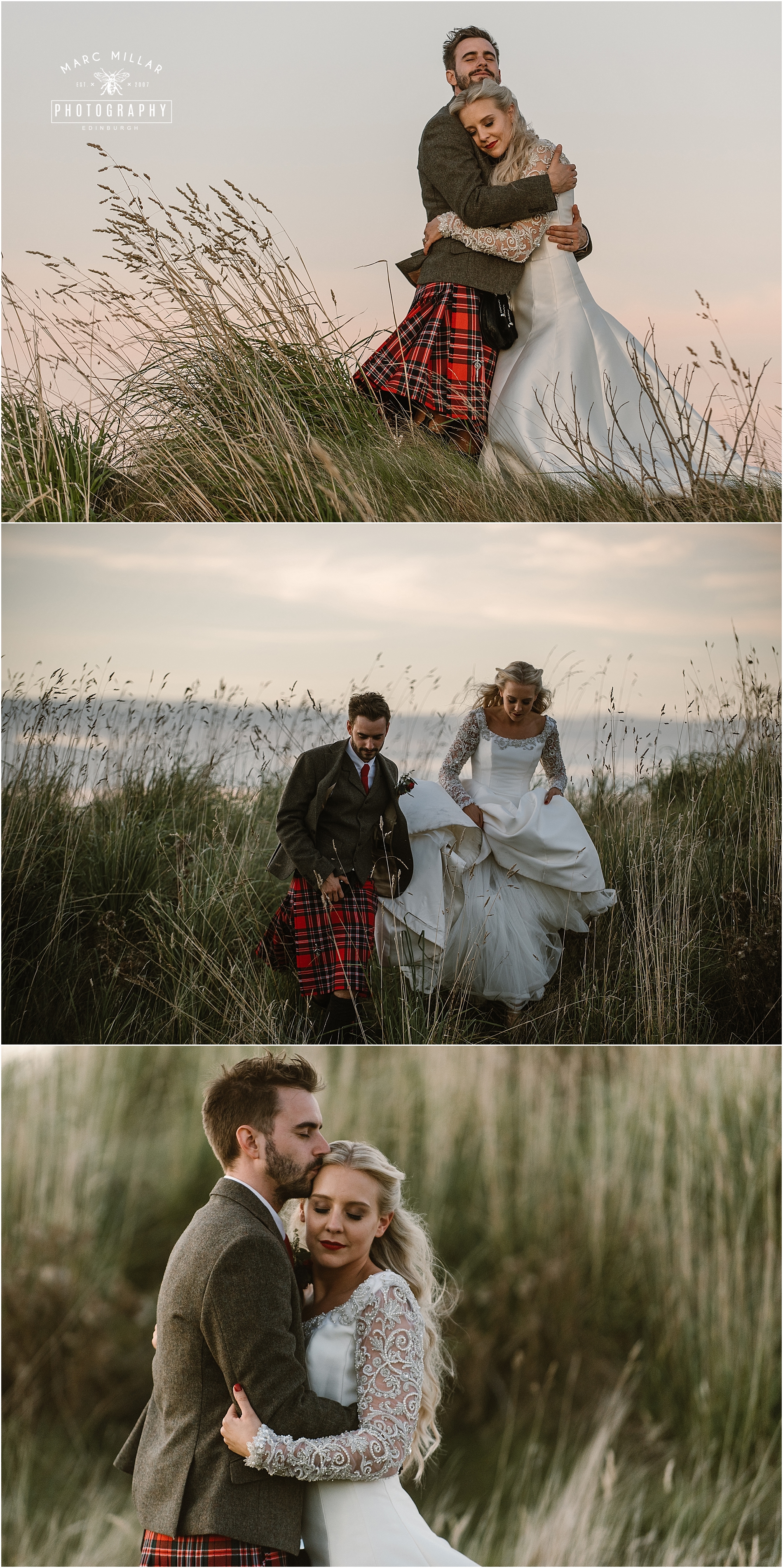Kinkell Byre Wedding Shoot by Marc Millar Photography