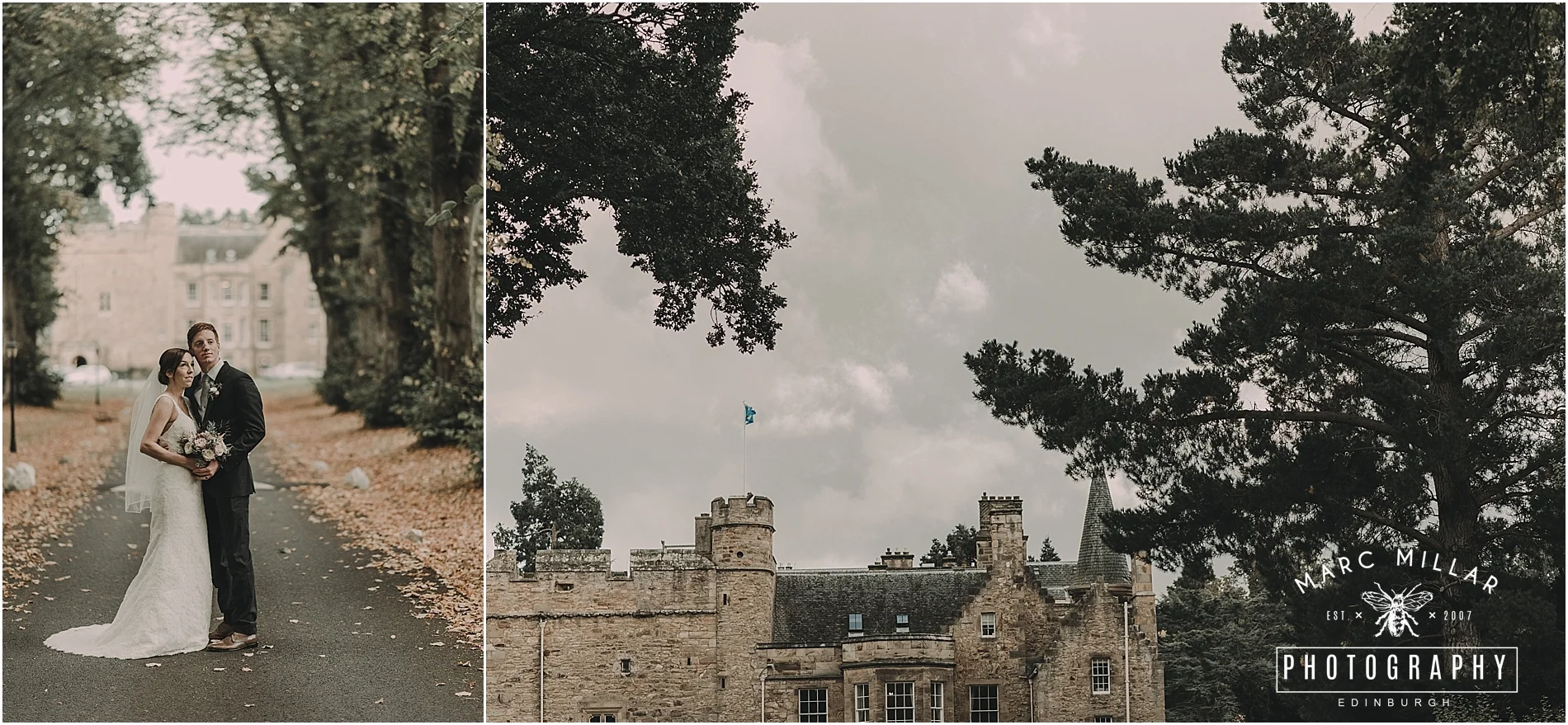 Carberry Tower Wedding by Marc Millar Wedding Photography