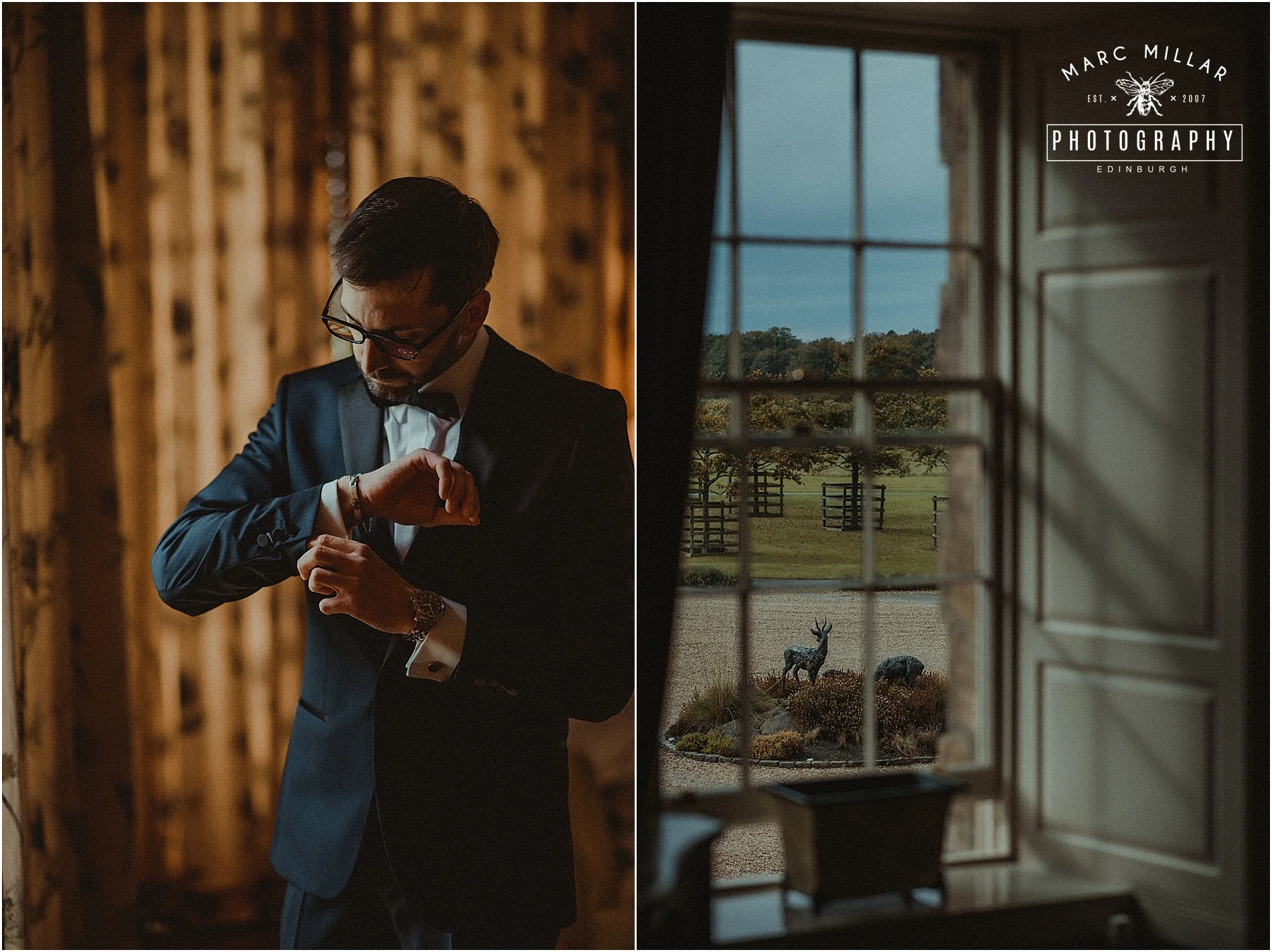 Archerfield House Wedding Shoot by Marc Millar Photography