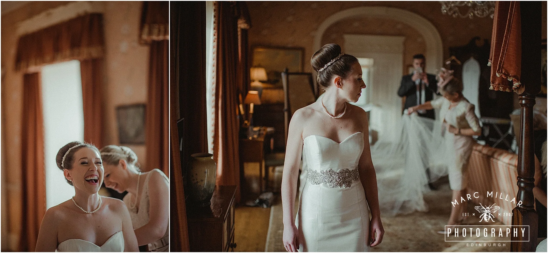 Archerfield House Wedding Shoot by Marc Millar Photography