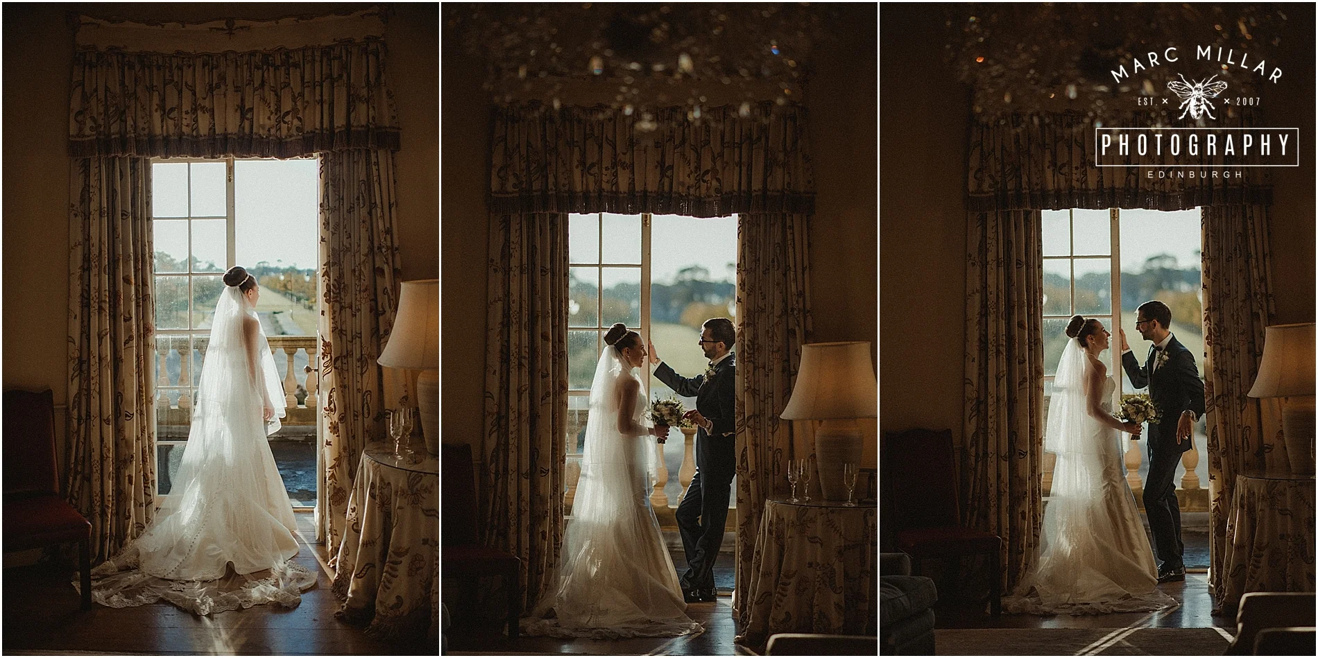 Archerfield House Wedding Shoot by Marc Millar Photography