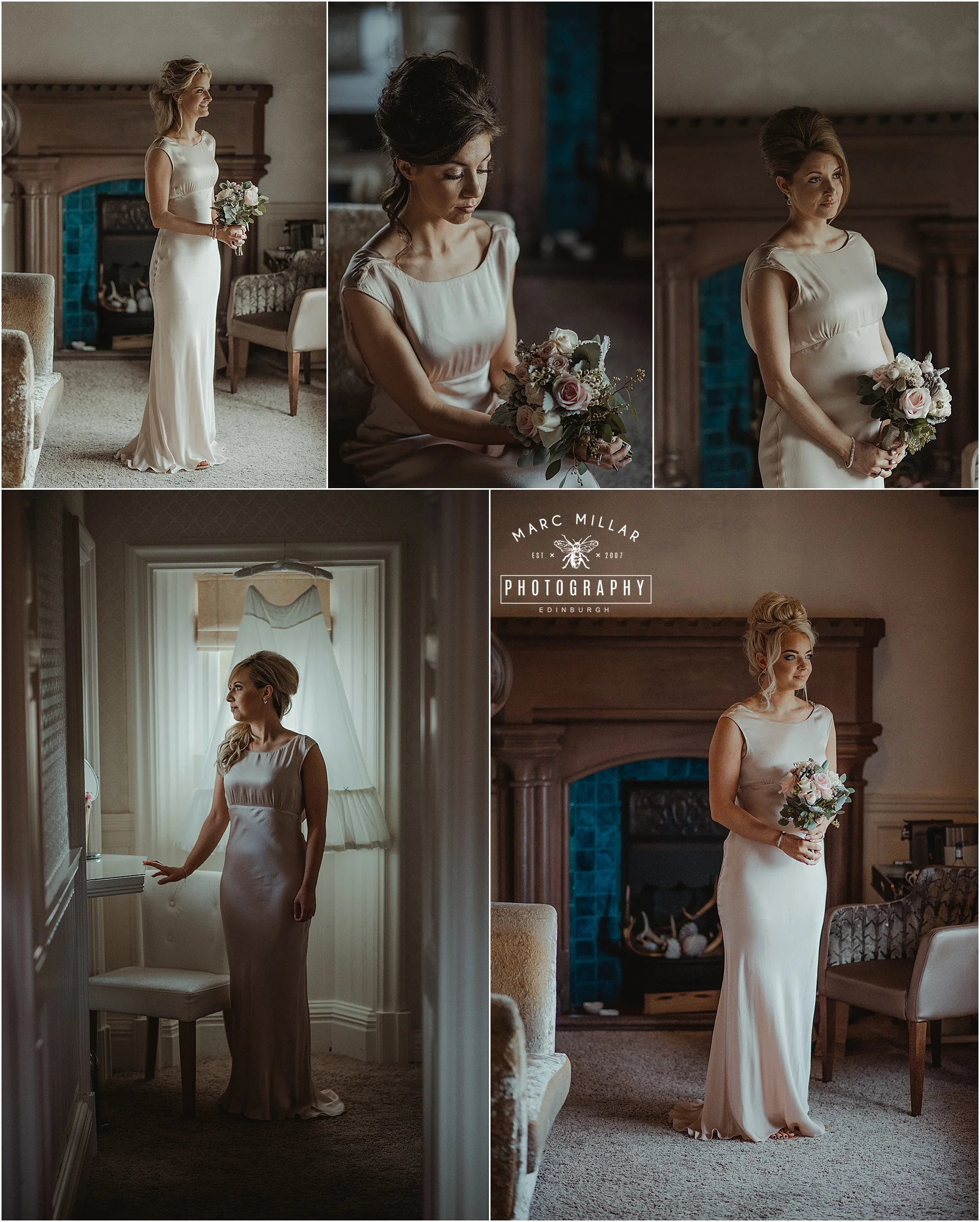 Fonab Castle Hotel Wedding Shoot by Marc Millar Photography