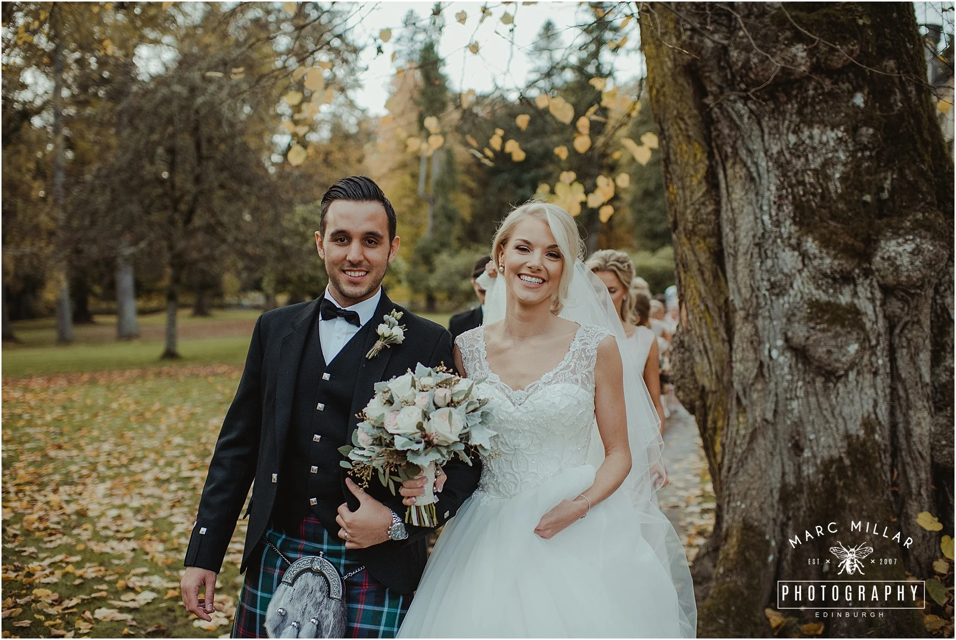 Fonab Castle Hotel Wedding Shoot by Marc Millar Photography