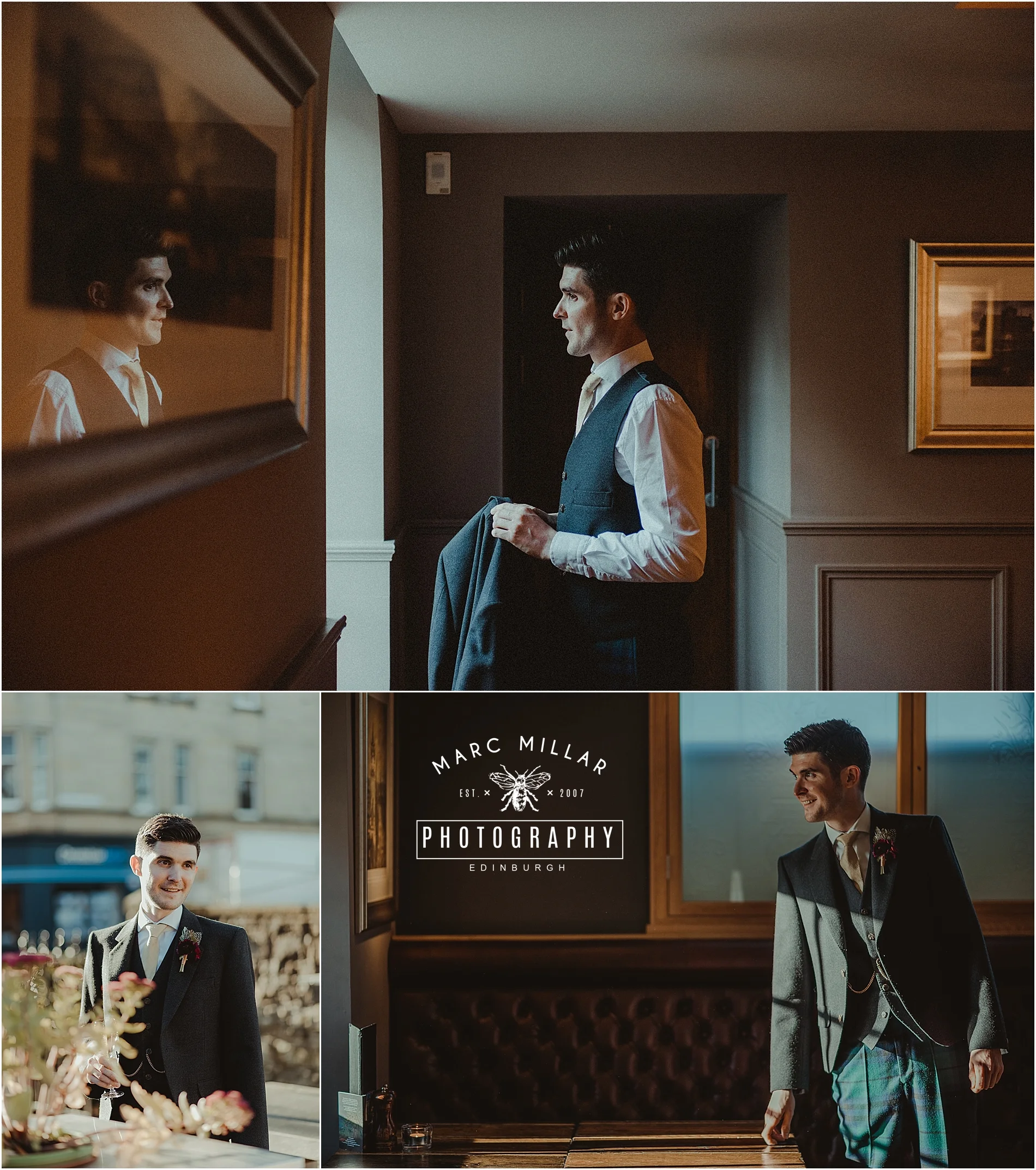 Kirknewton Stables Wedding Photography by Marc Millar Photography