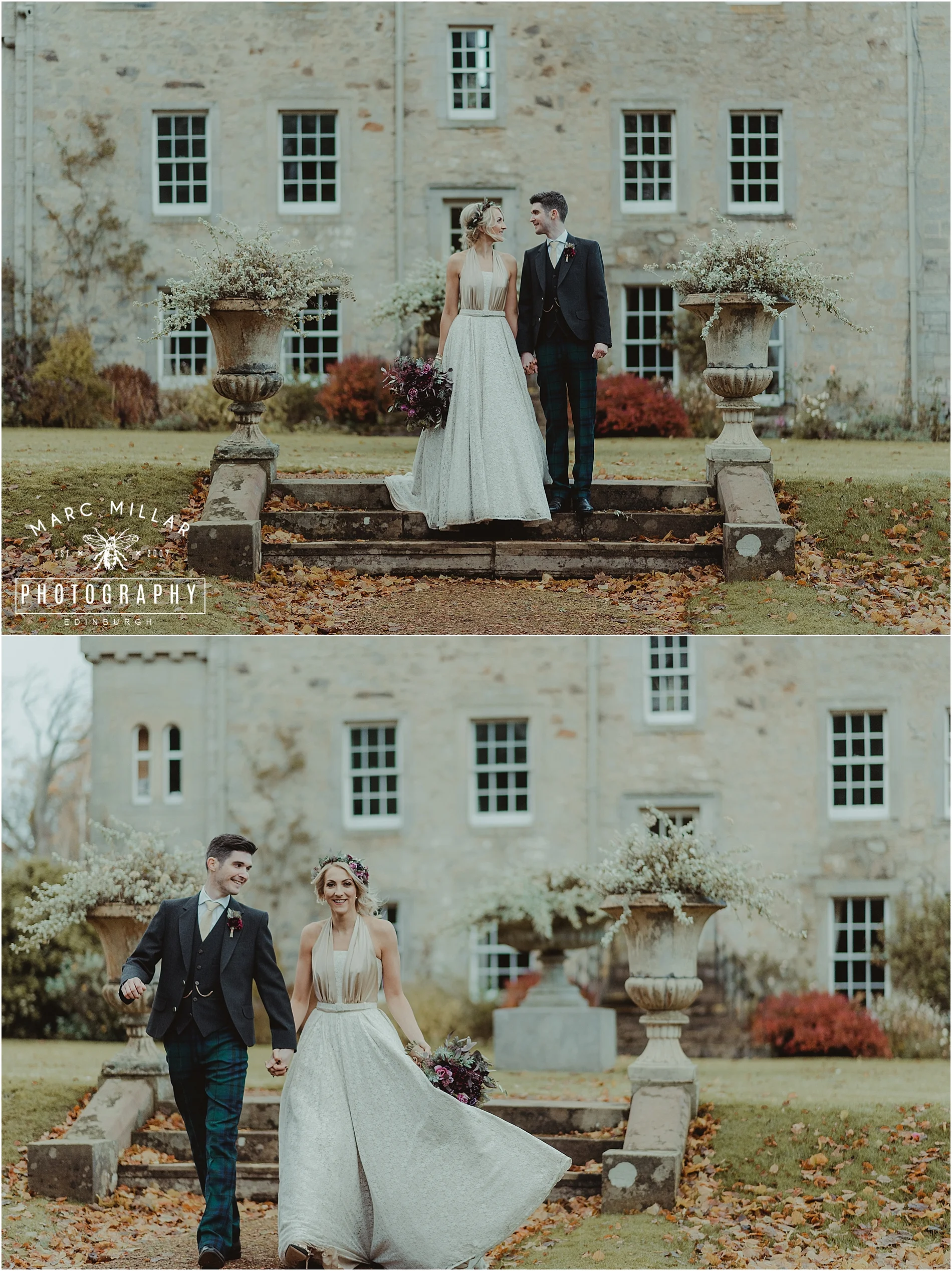 Kirknewton Stables Wedding Photography by Marc Millar Photography