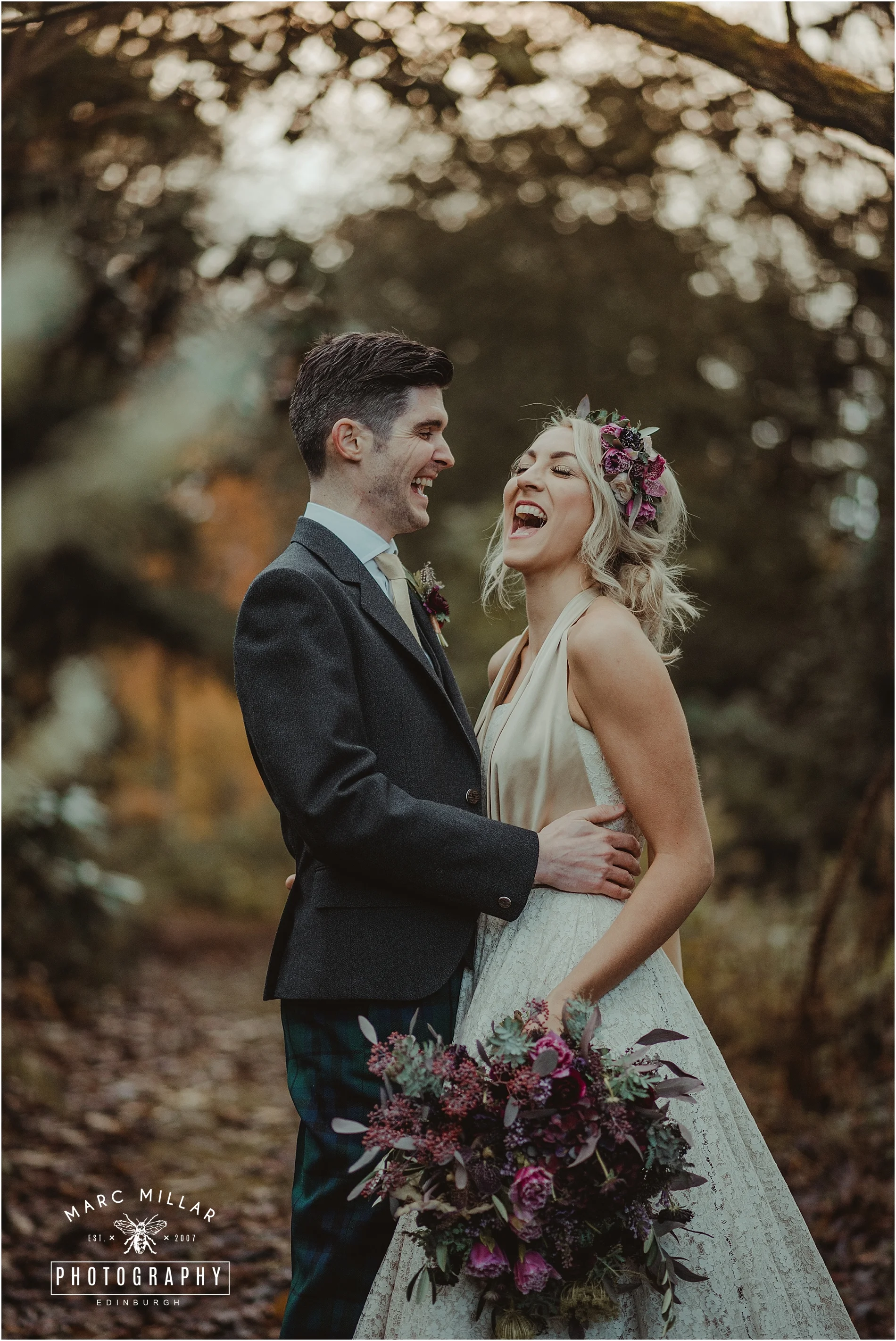 Kirknewton Stables Wedding Photography by Marc Millar Photography
