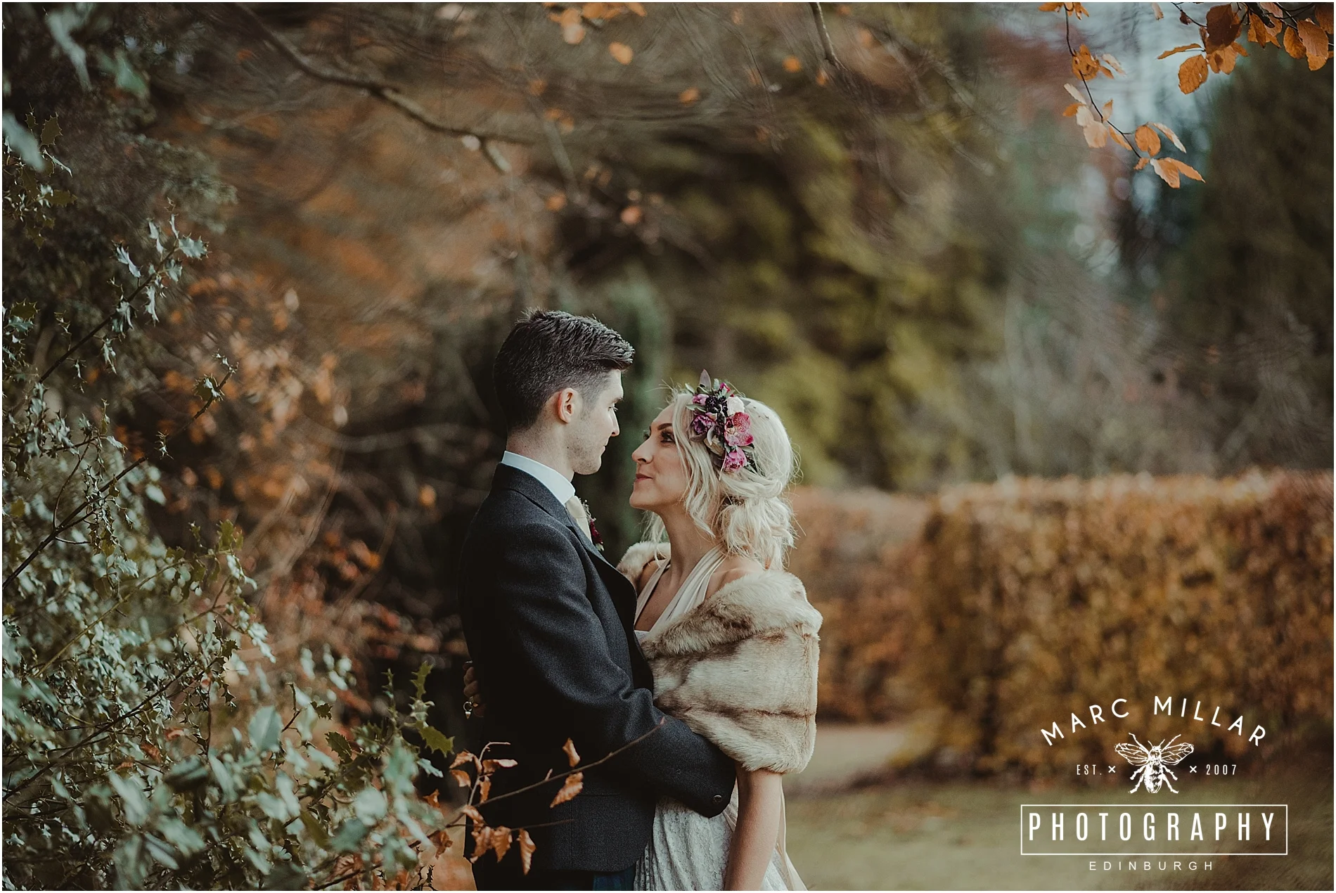 Kirknewton Stables Wedding Photography by Marc Millar Photography