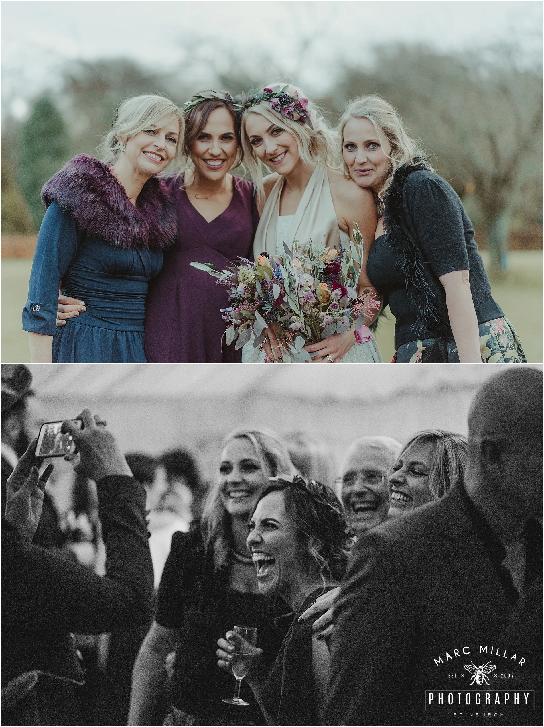 Kirknewton Stables Wedding Photography by Marc Millar Photography