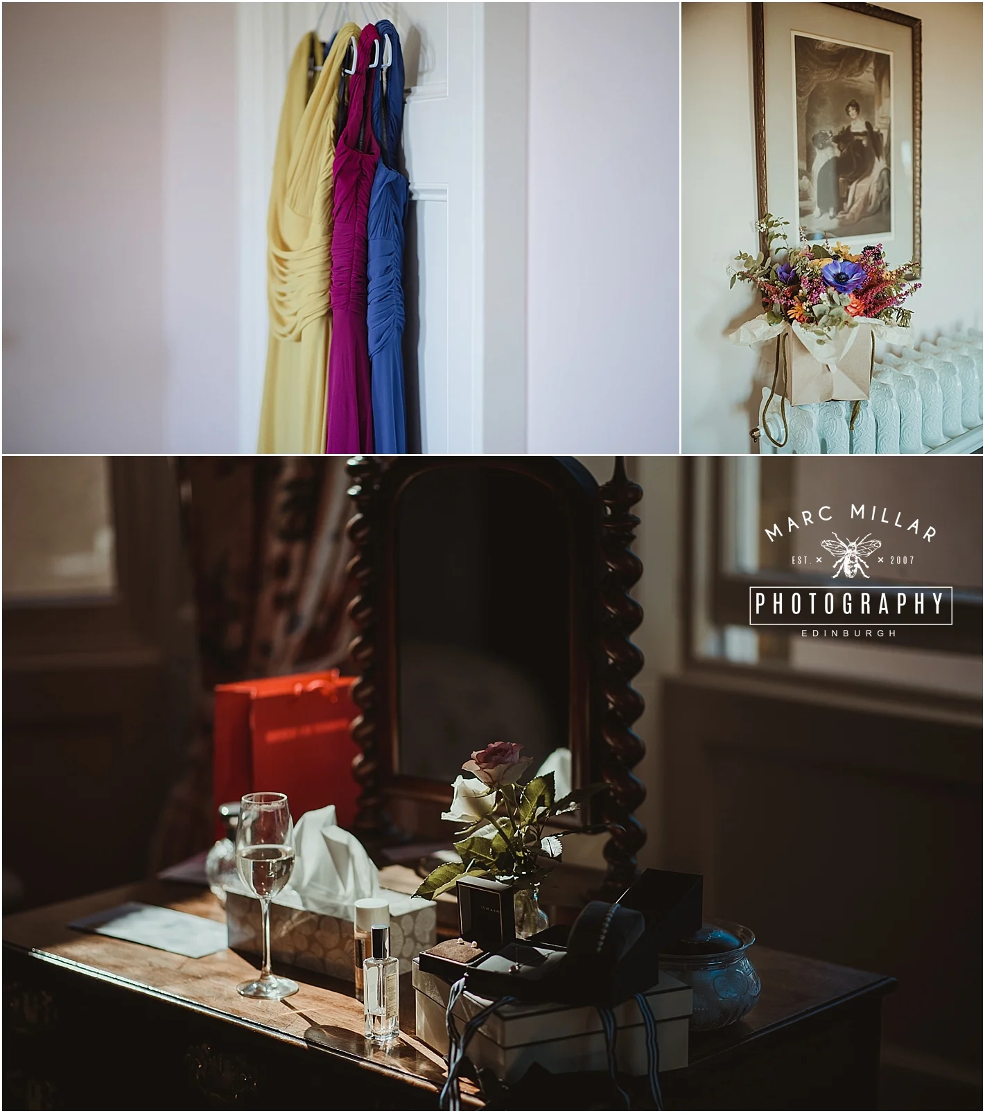 Myres Castle Wedding Shoot by Marc Millar Photography