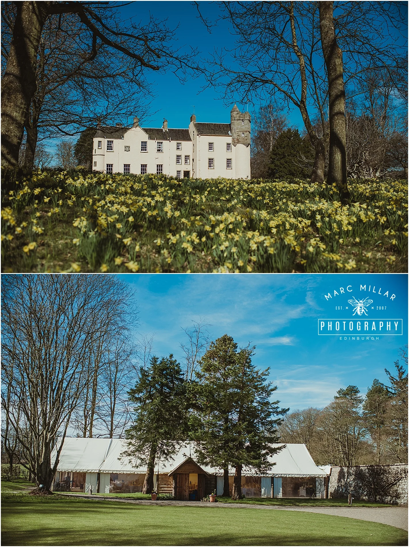 Myres Castle Wedding Shoot by Marc Millar Photography