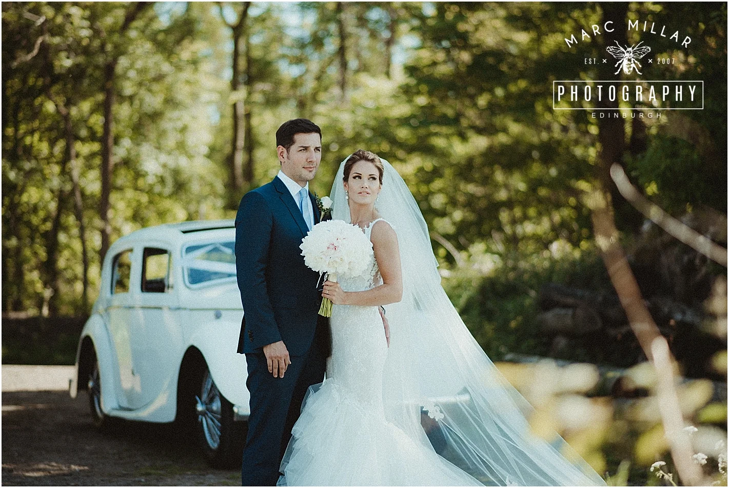 Carlowrie Castle Wedding Shoot by Marc Millar Photography