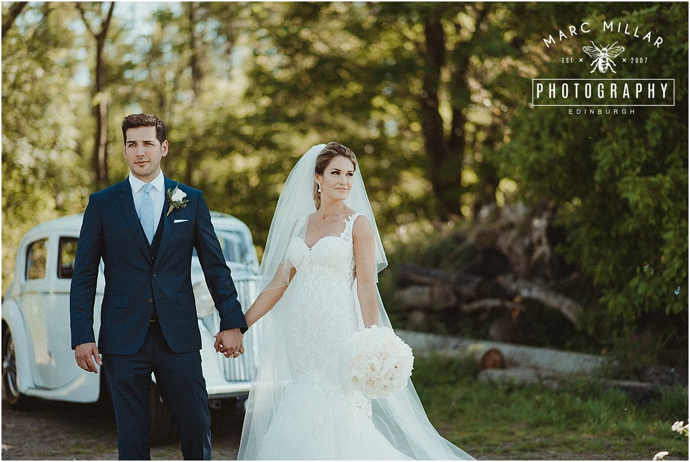 Carlowrie Castle Wedding Shoot by Marc Millar Photography