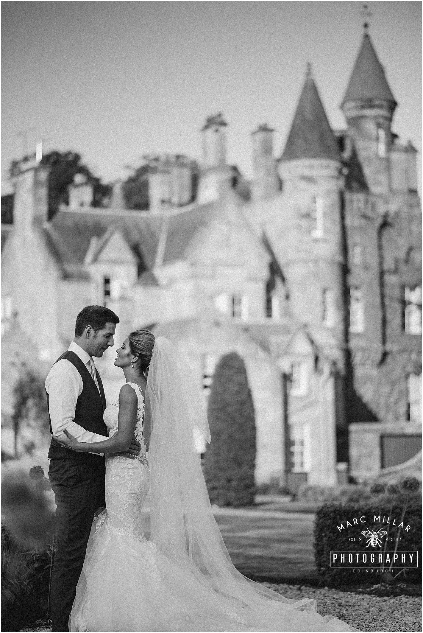 Carlowrie Castle Wedding Shoot by Marc Millar Photography