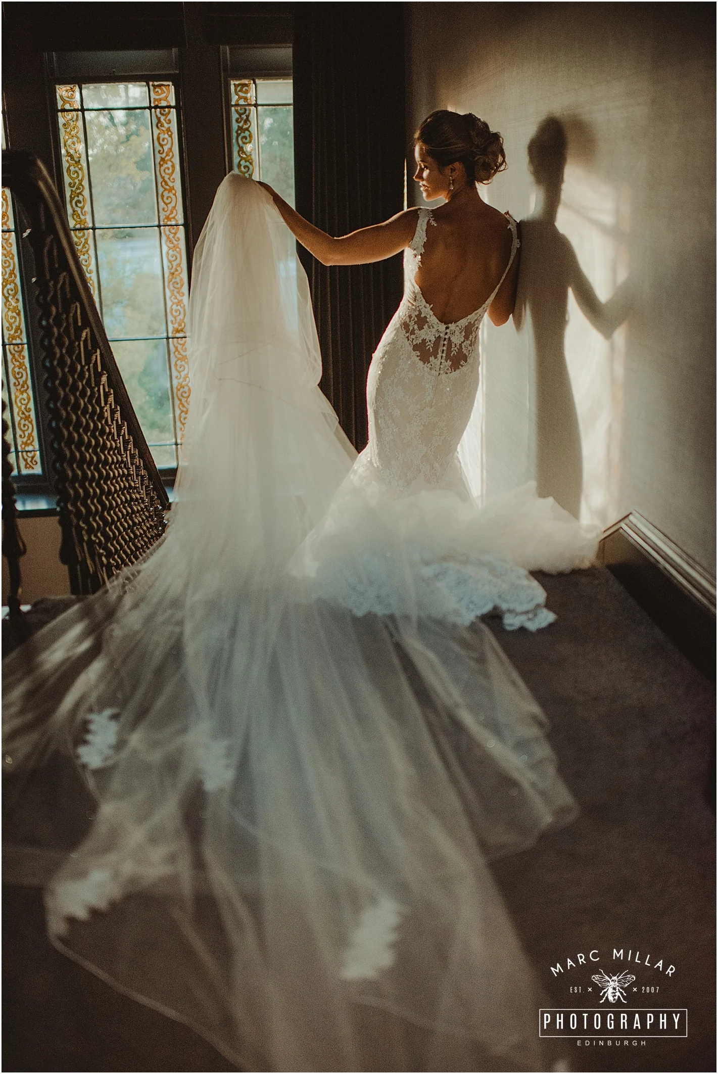 Carlowrie Castle Wedding Shoot by Marc Millar Photography