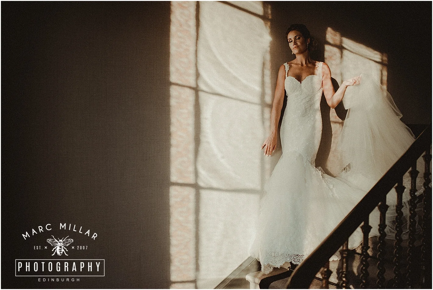 Carlowrie Castle Wedding Shoot by Marc Millar Photography