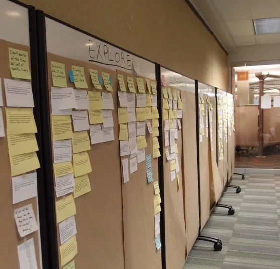  Interview notes were clustered by user intentions related to working with data (e.g., Explore) 