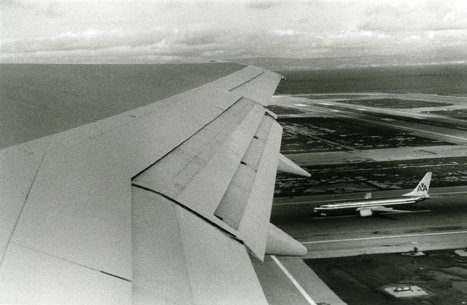 Plane Landing From Plane Taking Off