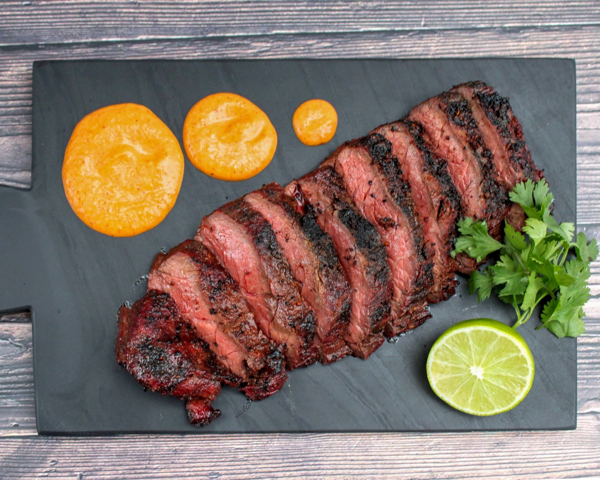 Bavette Steak with Arbol Salsa — Black Hawk Farms | American Wagyu Beef