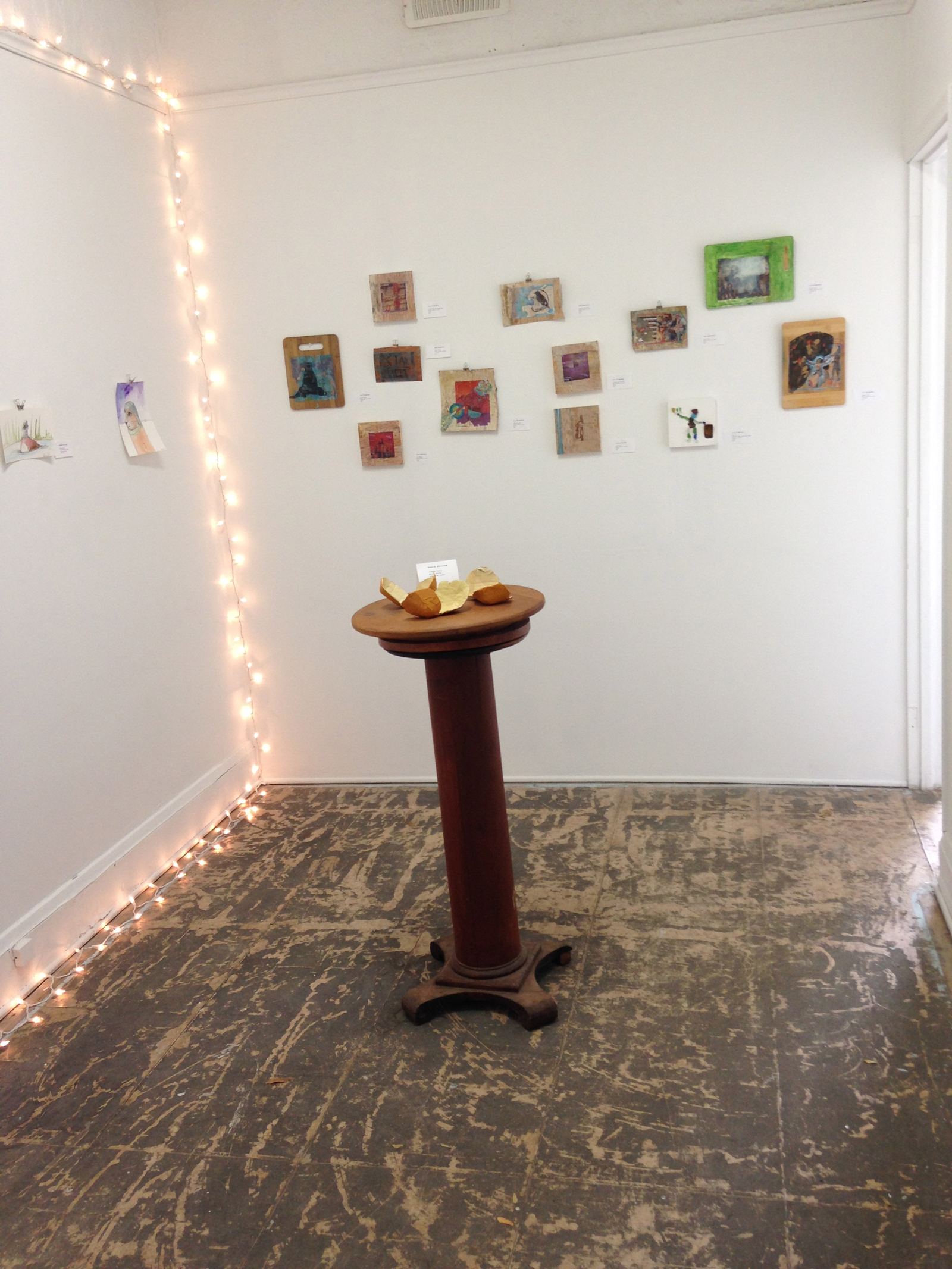 Installation view of "If Only I'd Received Art for Christmas"